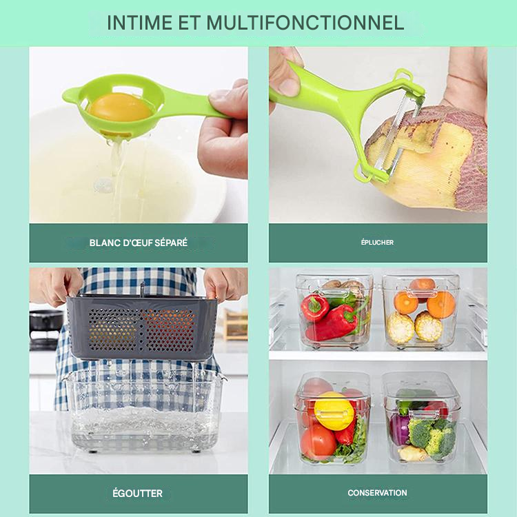 🥗 Coupe-Légumes Multifonction 22-en-1 – Votre Assistant de Cuisine Ultime