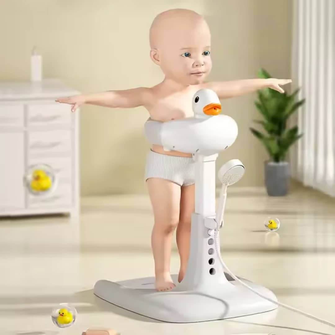 Support d’aide au bain bébé – Sécurité & confort pour 1 à 2 ans