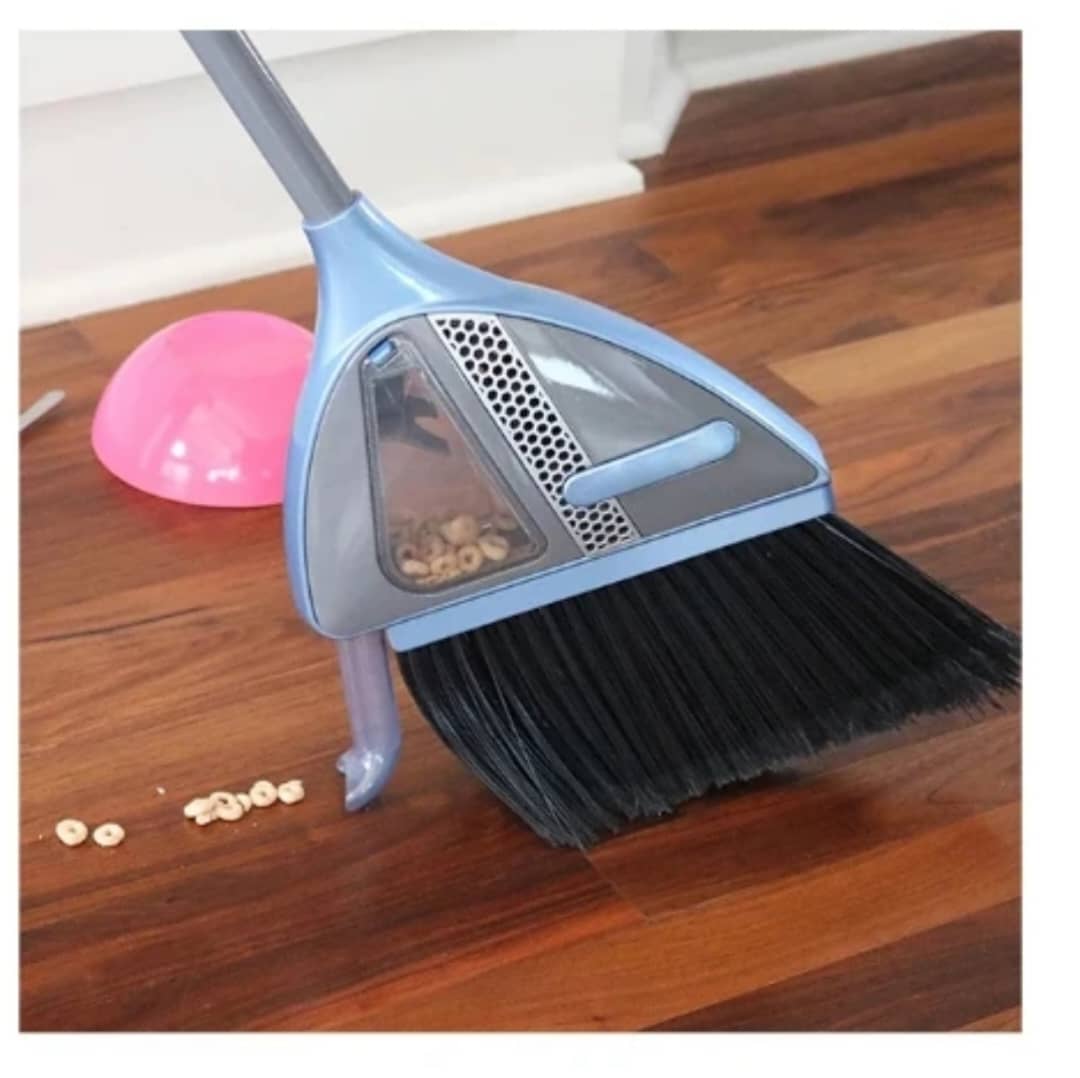 Balai 2-en-1 avec aspirateur – Nettoyage rapide et sans effort